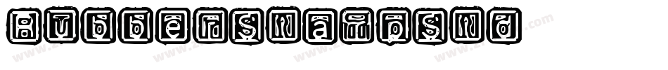 RubberStampStd字体转换