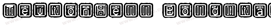 TeutonHell-BoldItalic字体转换