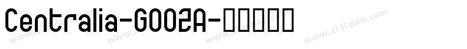 Centralia-GOOZA字体转换