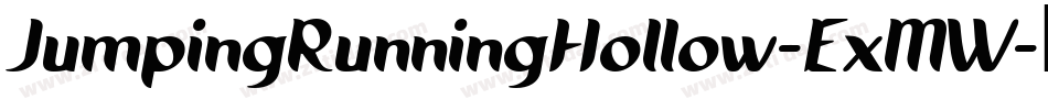 JumpingRunningHollow-ExMW字体转换