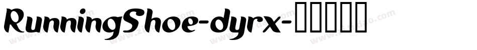 RunningShoe-dyrx字体转换