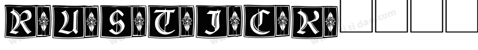 RUSTICK字体转换