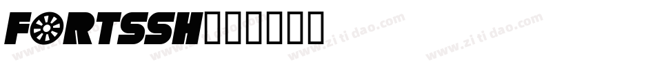 FORTSSH字体转换