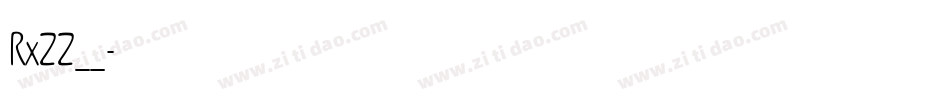 RxZZ__字体转换