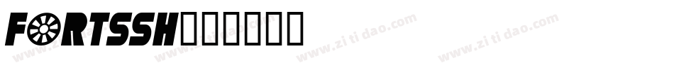 FORTSSH字体转换