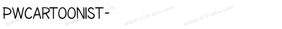 PWCartoonist字体转换