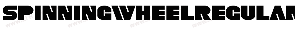 SpinningWheelRegular-rowp字体转换