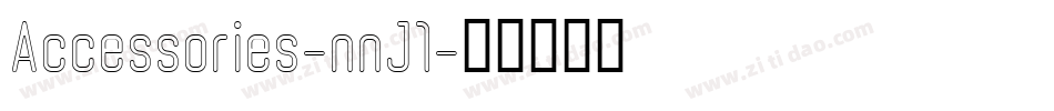 Accessories-nnJ1字体转换