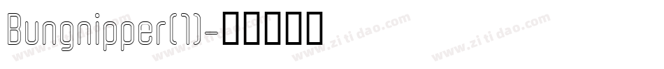 Bungnipper(1)字体转换