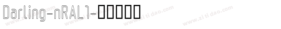 Darling-nRAL1字体转换