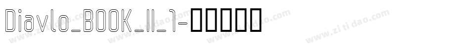 Diavlo_BOOK_II_1字体转换