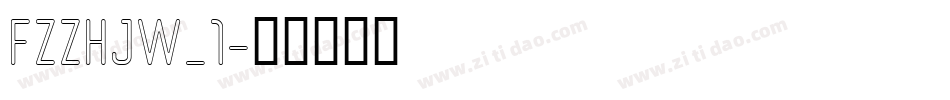 FZZHJW_1字体转换