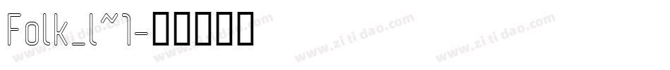 Folk_l~1字体转换