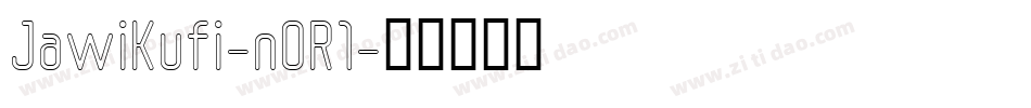 JawiKufi-nOR1字体转换