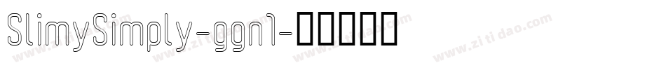 SlimySimply-ggn1字体转换