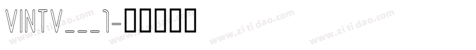 VINTV___1字体转换