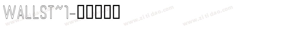 WALLST~1字体转换