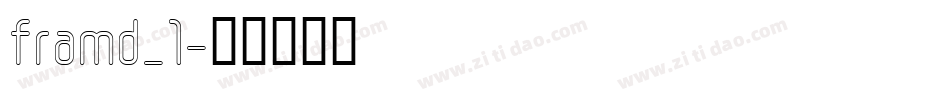 framd_1字体转换