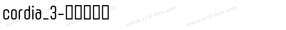 cordia_3字体转换