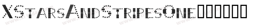 XStarsAndStripesOne字体转换