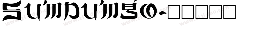 SUMDUMGO字体转换