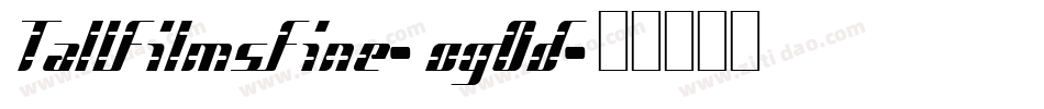 TallFilmsFine-og0d字体转换