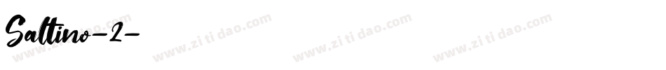 Saltino-2字体转换
