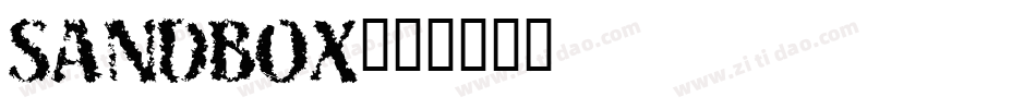 SANDBOX字体转换