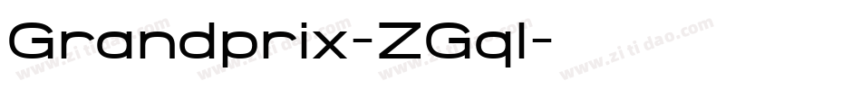Grandprix-ZGql字体转换