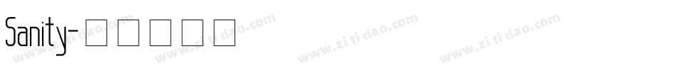 Sanity字体转换