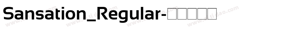 Sansation_Regular字体转换