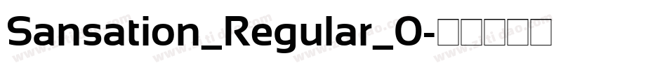Sansation_Regular_0字体转换