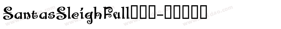 SantasSleighFull转换器字体转换