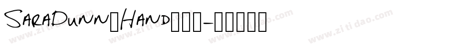 SaraDunn_Hand手机版字体转换