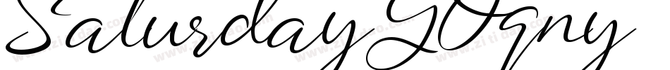 Saturday-GOqny字体转换