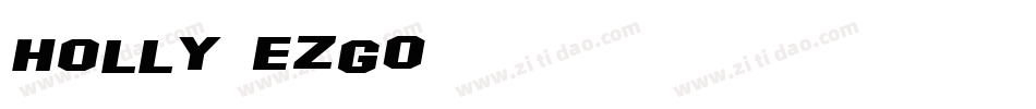 Holly-eZGO字体转换