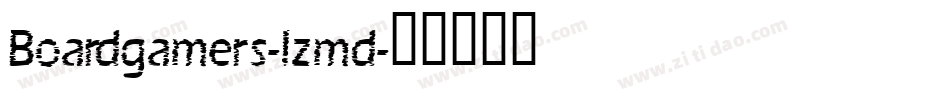 Boardgamers-lzmd字体转换