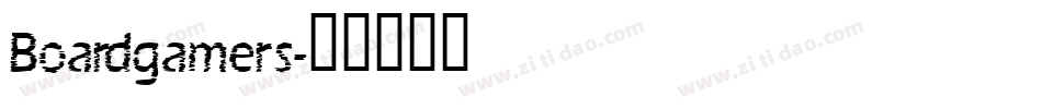 Boardgamers字体转换