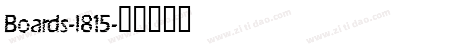 Boards-l815字体转换