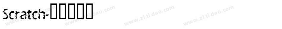Scratch字体转换