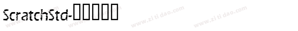 ScratchStd字体转换