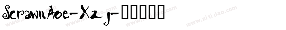 ScrawnAoe-Xzj字体转换