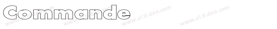 CommandersOutlinedRegular-1yX2字体转换