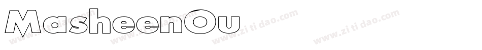 MasheenOutlined字体转换