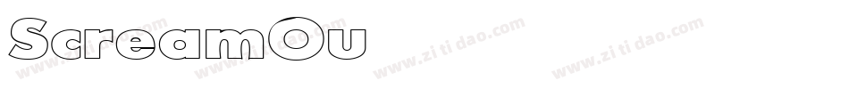 ScreamOutlined-vA9D字体转换