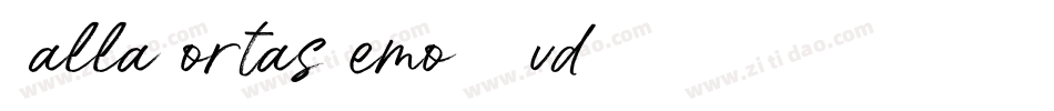 DallaPortasDemo-2OvdX字体转换
