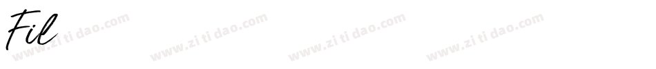 Fil2字体转换