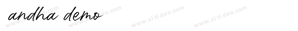 Jandha_demo字体转换
