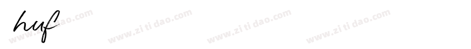 Jhuf字体转换