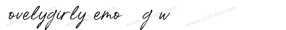 LovelygirlyDemo-2Og0w字体转换